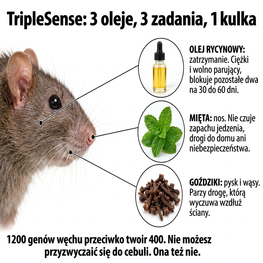 Jak działa TripleSense: nos, pysk i 60 dni działania